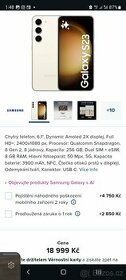 Samsung S23 záruka 24m.