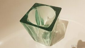 Váza z hutního skla ruční práce