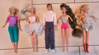 Barbie 4x,Ken 1x(vše MATTEL)