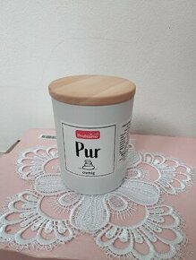 Svíčka Pur Profisimo Cremig ve skle