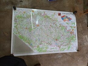 Nástěnné mapy - ČR, Jihočeský a Plzeňský kraj