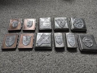 postříbřené tabatěrky NSDAP,Wehrmacht a další