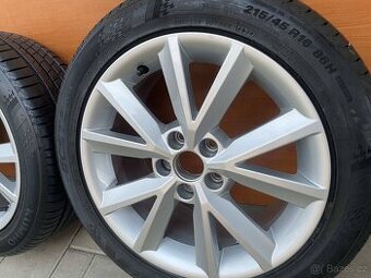 Skoda FABIA disky silber 7jxR16 ET46 215 45 R16 letné
