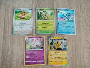 Pokémon karty - Eevee a evoluce