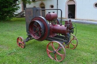 Stabilní motor, stabilák, lokomobila, parní stroj - 1