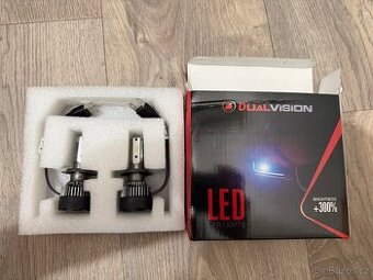 H7 LED žárovky 6500K chladná bílá