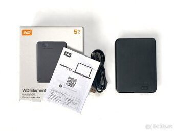 WD Elements Portable 5 TB, USB 3.0