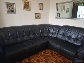 Sedačka z pravé kůže - 1