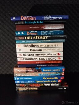 Erich von Däniken – sbírka 18 knih o záhadách a dávných civi