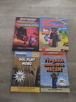 Minecraft knihy ve skvělém stavu