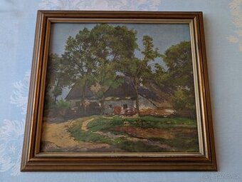 Obraz Antonín Slavíček - Dopoledne v Kameničkách