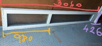 Prodám levně okno 3060 x 426 mm