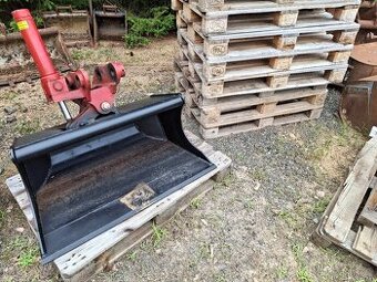 Pásový minibagr  - naklápěcí svahovka