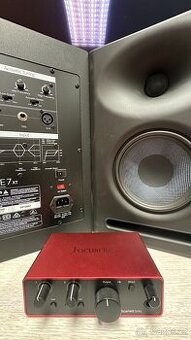 2x Studiove Monitory PreSonus + Ext. Zvuk. Karta Focusrite