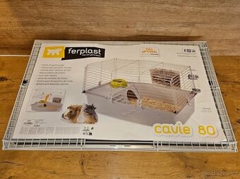 Klec Ferplast Cavia 80 pro morčata,s vybavením, nová