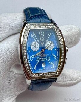 PÁNSKÉ NÁRAMKOVÉ HODINKY ELINI S PŘÍRODNÍMI BRILIANTY - ETUE