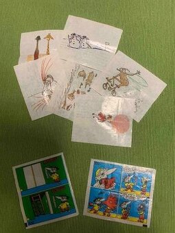 obaly - obrázky ze žvýkaček