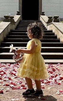 Slavnostní žluté šaty Mayoral 104