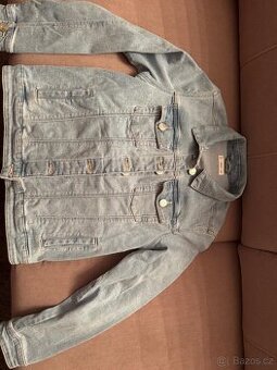 Dívčí džínová bunda Mango vel. 146