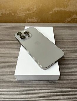 Apple iPhone 15 Pro 128GB Natural TOP stav, baterie 100%