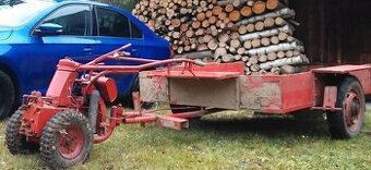 Malotraktor s vozíkem - 1