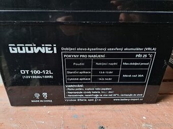 Trakční akumulátor k MOVERU - Karavan