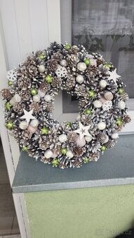 Vánoční věnec na dveře - adventní