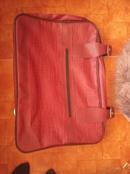 Krásná kožená cekha cestovní pánská taška