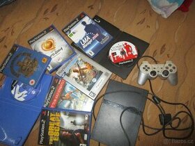 Playstation 2+hry-levně