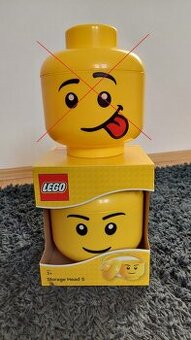 LEGO úložná hlava (velikost S) - chlapec