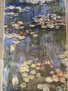 Claude Monet - dvě reprodukce na plátně - 1