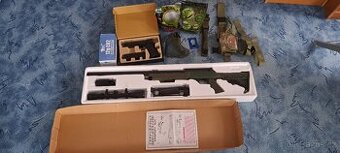 Airsoft set odstřelovací puška a pistole