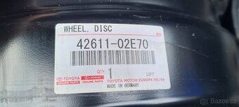 Prodám Toyota originální plechové disky 5x114,3 R16