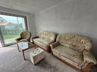 Sedačka 3+2+1 rozkládací mikroplyš