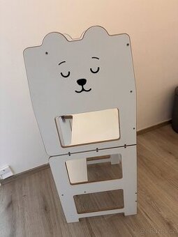 Učící věž pro děti Craffox (bílý medvěd) - 1