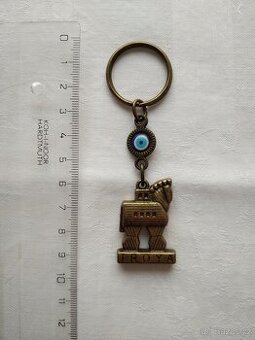 Přívěsek na klíče nebo krk - mosaz - 1