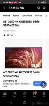 Prodám OLED TV samsung