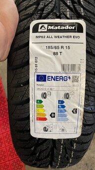 Celoroční pneumatiky 185/65 r15 matador - 1