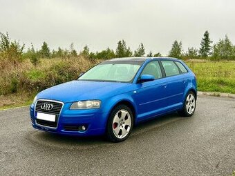Audi A3 2.0 TDI 103kw 2007 2.majitel, Panorama, Modrá Sprint - 1