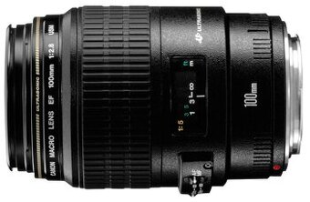 Prodám objektiv Canon EF 100 mm f/2,8 Macro