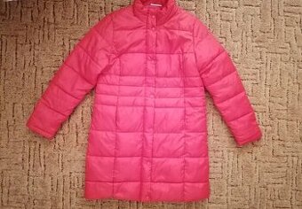 Dámský červený zimní kabát