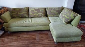 Rohová, rozkládací sedaci souprava