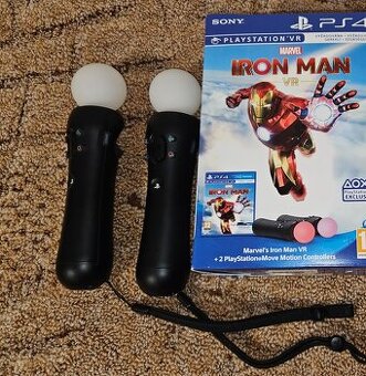 2 kusy PlayStation Move Motion Controller + hra