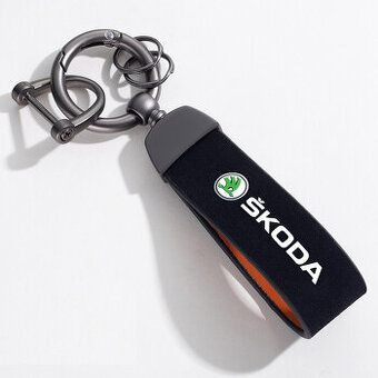 kožená klúčenka skoda 5 farieb,  peugeot - 1