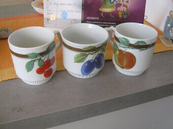 Prodám retro hrnky bez otluků - TOP Stav.