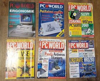 Časopis PC World (18 ks) – retro ročníky 1993 až 2003