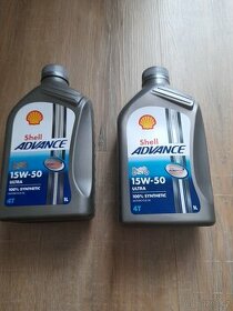 Olej Shell ADVANCE 15W-50. - 1