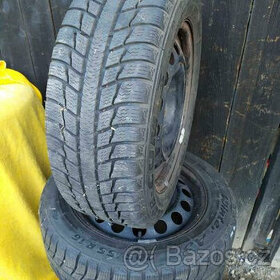 Zimní pneu na discích 205/55 R16, rozteč 5x100