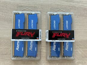 32GB (4x8GB) DDR3 Kingston Fury Beast Blue DDR3 1600 CL10