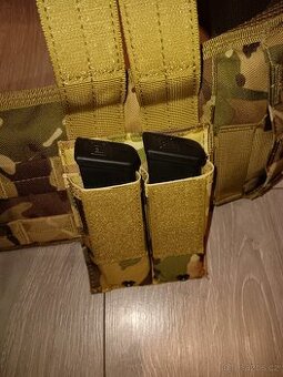 Nové Pouzdro dvojité kamufláž Molle na 2 zásobníky_GLOCK